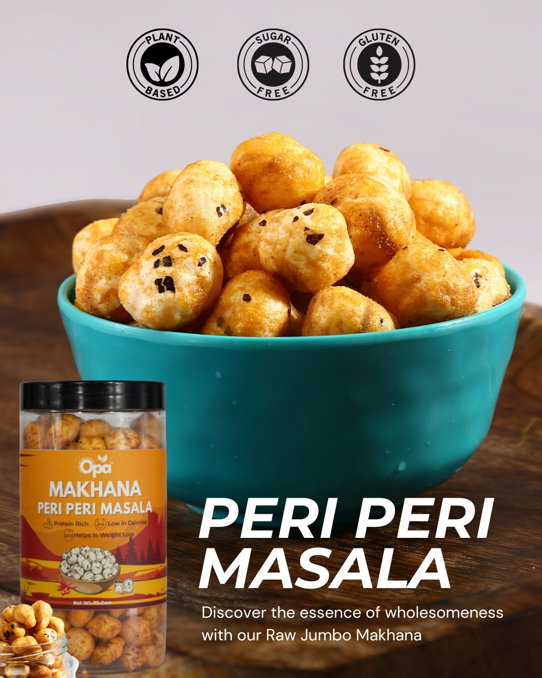 Makhana Peri Peri and Pudina | Pack of 2 | 150G