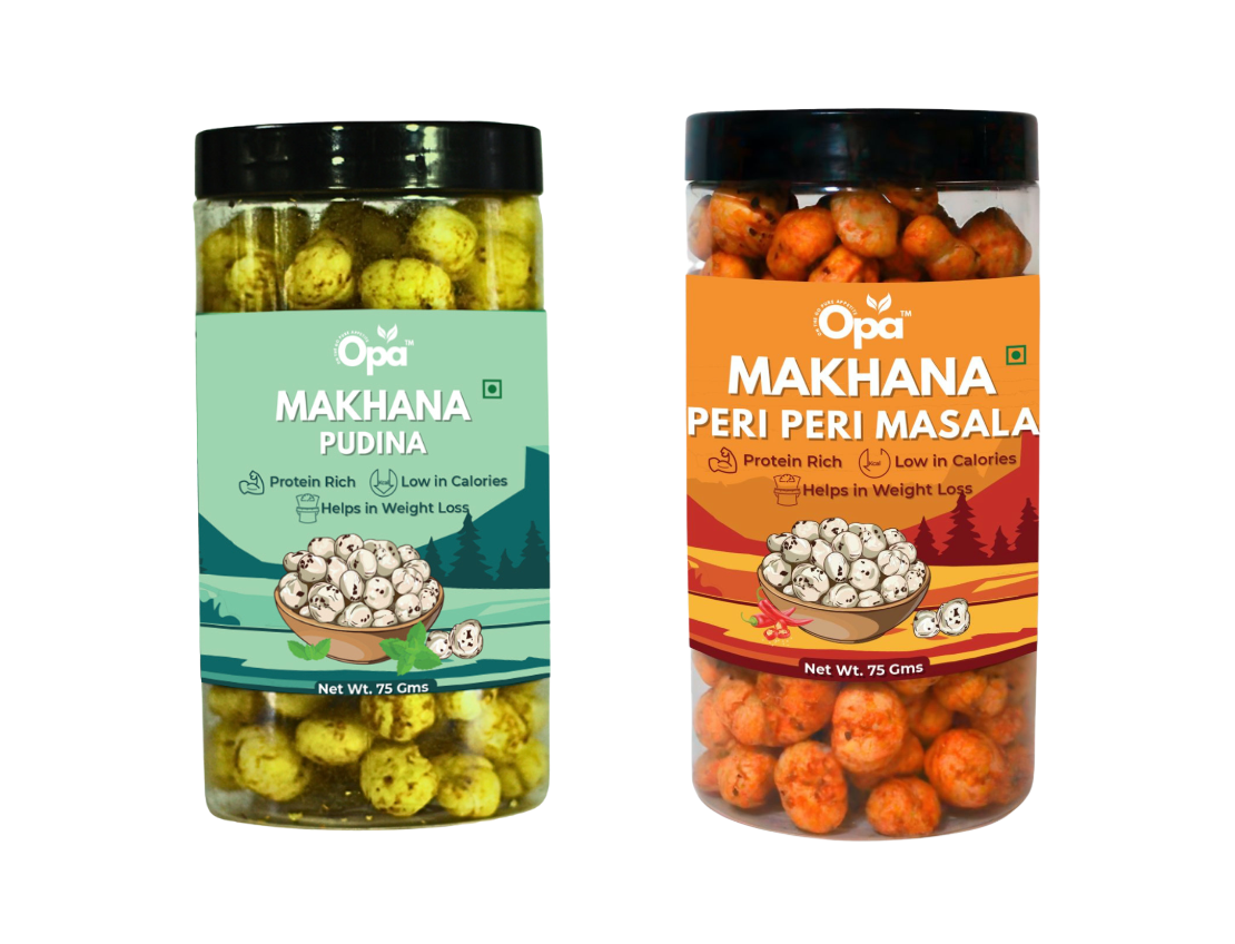 Makhana Peri Peri and Pudina | Pack of 2 | 150G