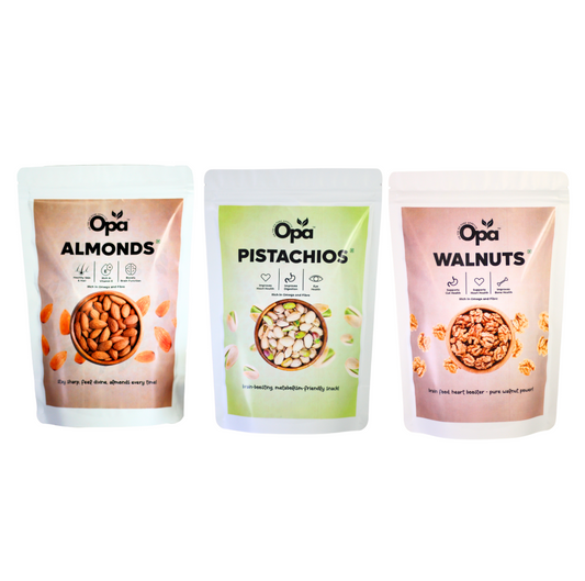 Walnut, Almonds, Pistachios | Pack of 3 | 200g Each