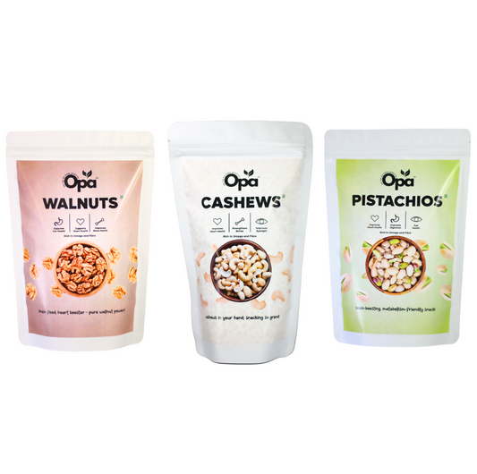 Walnut, Cashew, Pistachios | Pack of 3 | 200g Each