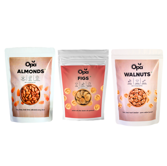 Walnut, Almonds, Anjeer | Pack of 3 | 200g Each